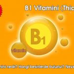 B1 Vitamini (Thiamin)