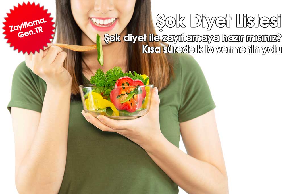 Şok Diyet Listesi