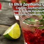 En Etkili Zayıflama Çayı