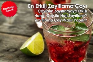 En Etkili Zayıflama Çayı